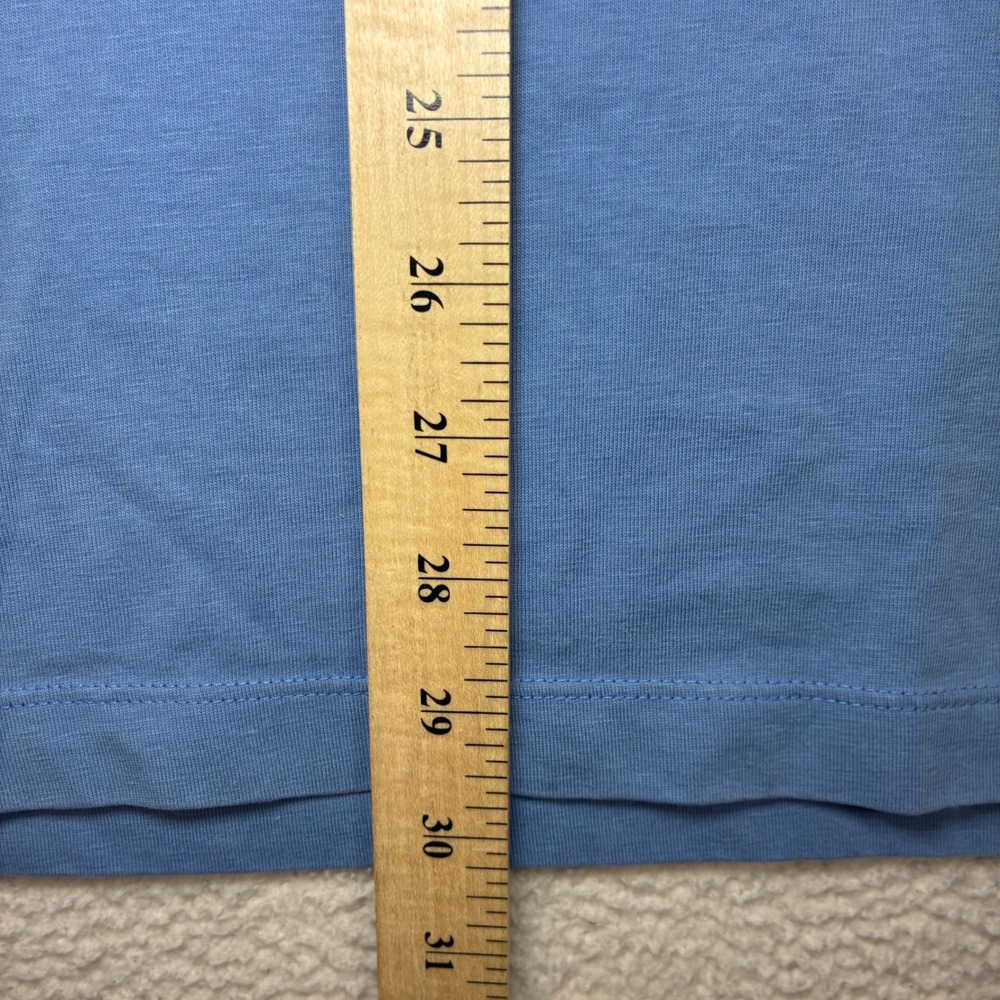 Vintage Nike Court Polo Shirt Men XL Blue Tennis Preppy Casual Dri Fit Y2K - Picture 6 of 7